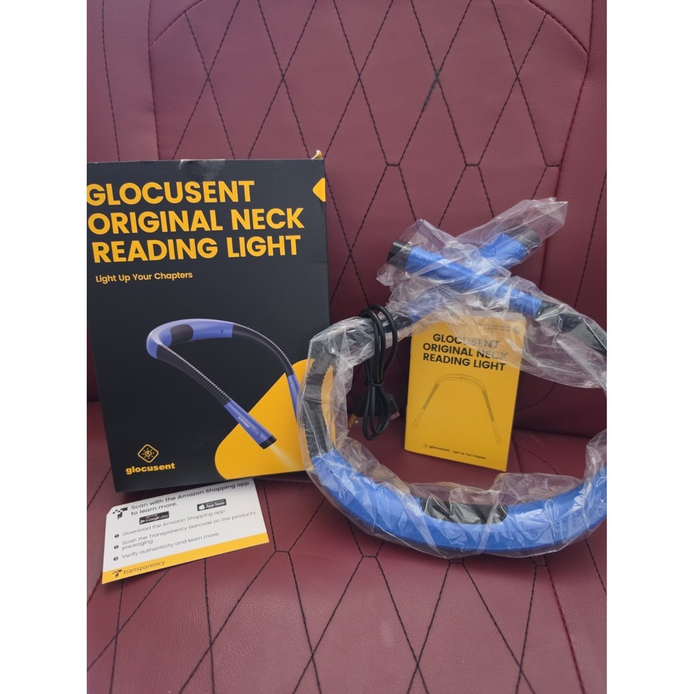Glocusent LED Original Neck Reading Light - Blue (GLCSNTBL001) New - Picture 3 of 4